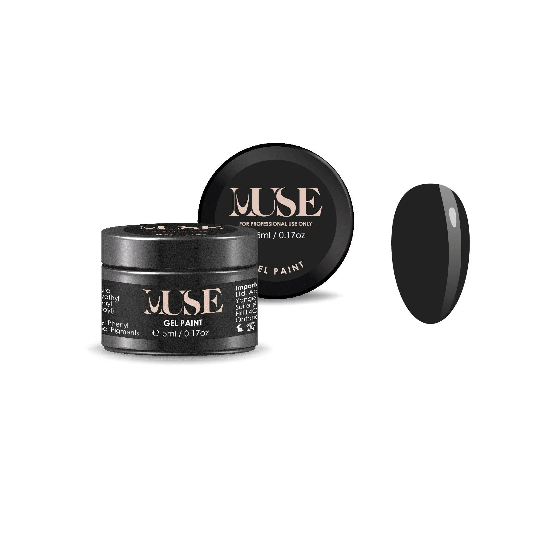 Gel Paint No Wipe - Black