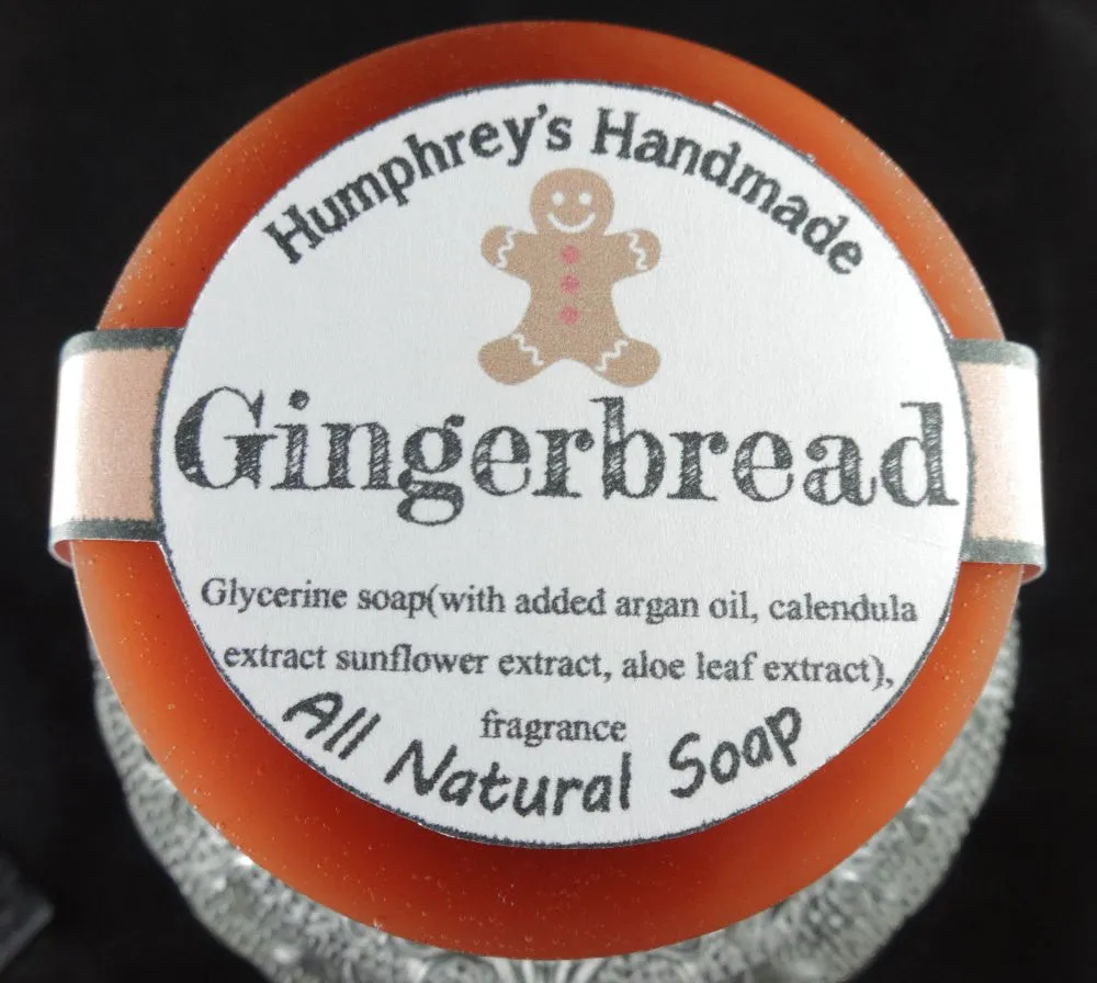 GINGERBREAD Soap | Nutmeg | Ginger | Cinnamon | Clove | Glycerin Christmas Soap
