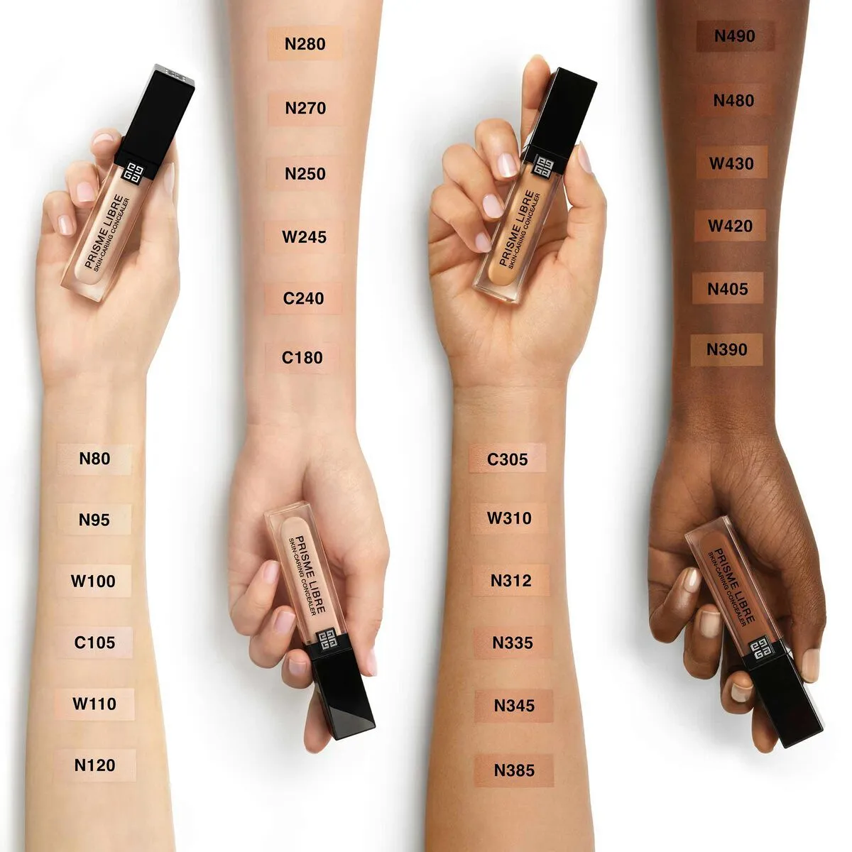 GIVENCHY PRISME LIBRE SKIN-CARING 24H HYDRATING & CORRECTING MULTI-USE CONCEALER-N80 ( 11ml )