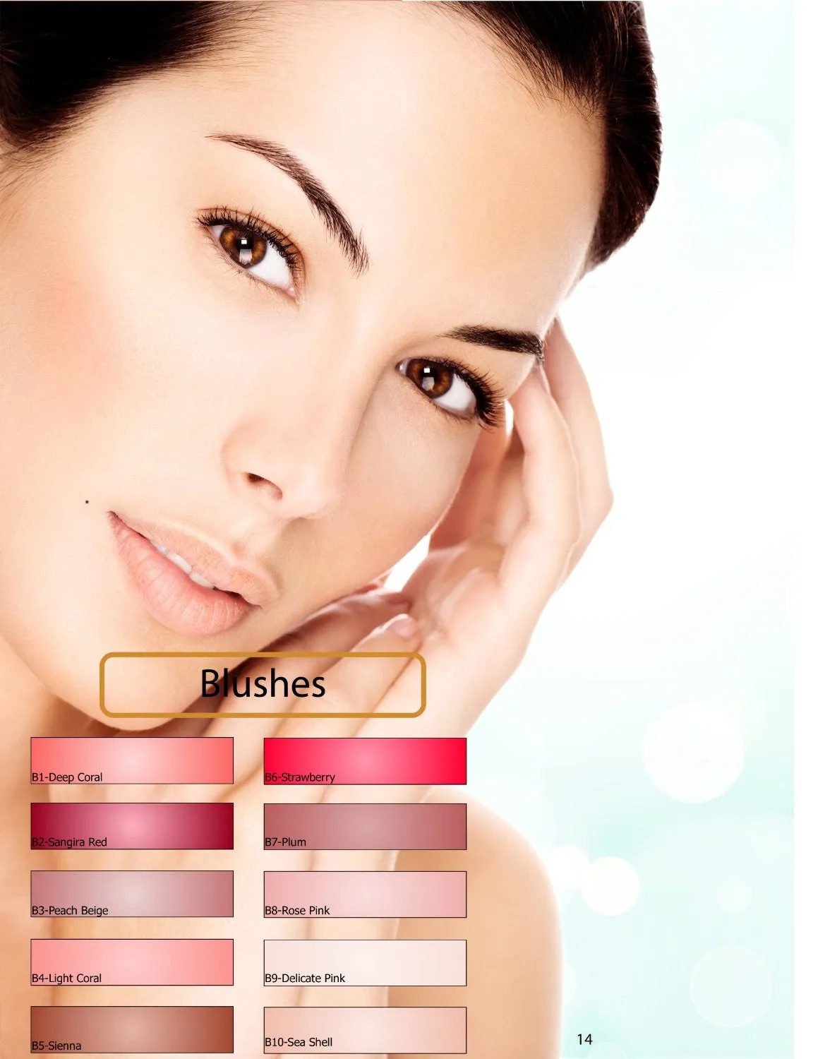 Glam Air Airbrush B11 Lavender Pink Shimmer Blush Water-based Makeup 0.25 Oz