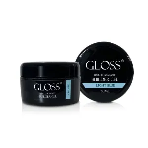Gloss Builder Gel Light Blue