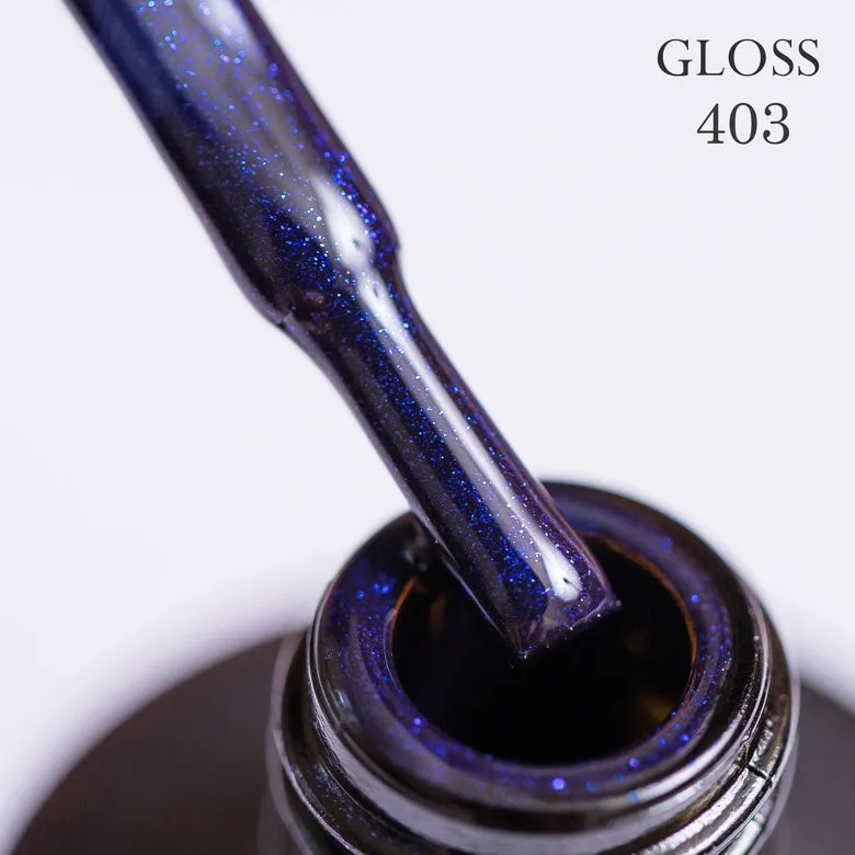GLOSS Gel Polish Blue Collection Full  set of 9pcs