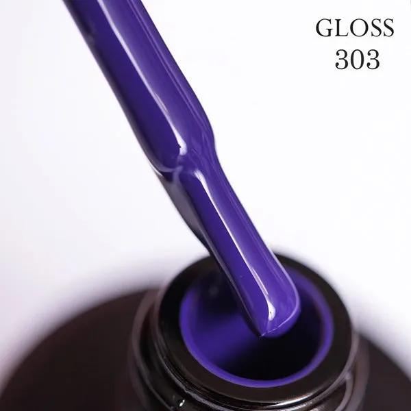 GLOSS Gel Polish Blue Collection Full  set of 9pcs