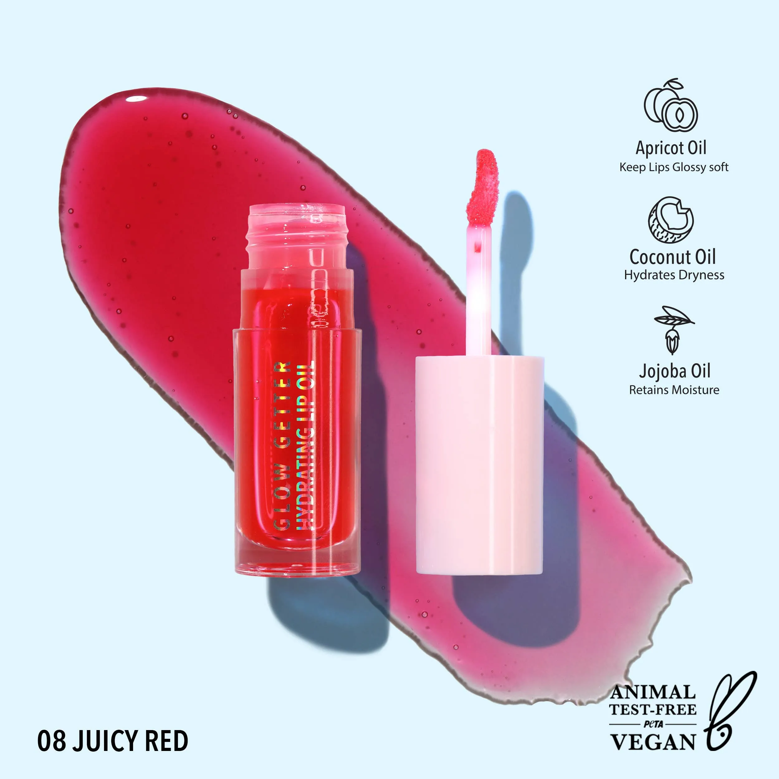 Glow Getter Hydrating Lip Oils - Several Tints - RESTOCKED!