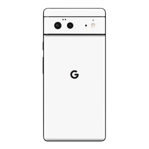 Google Pixel 6 GLOSSY JET WHITE Skin