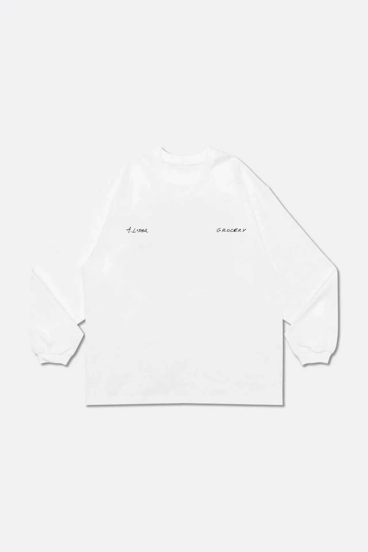 GROCERY GOLDEN BALLS LONG TOP / WHITE BY ADAM LISTER