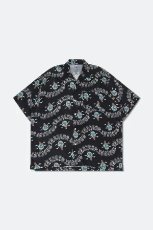 GROCERY X ICECREAM CONES AND BONES SHORT SLEEVE SHIRT/ BLACK