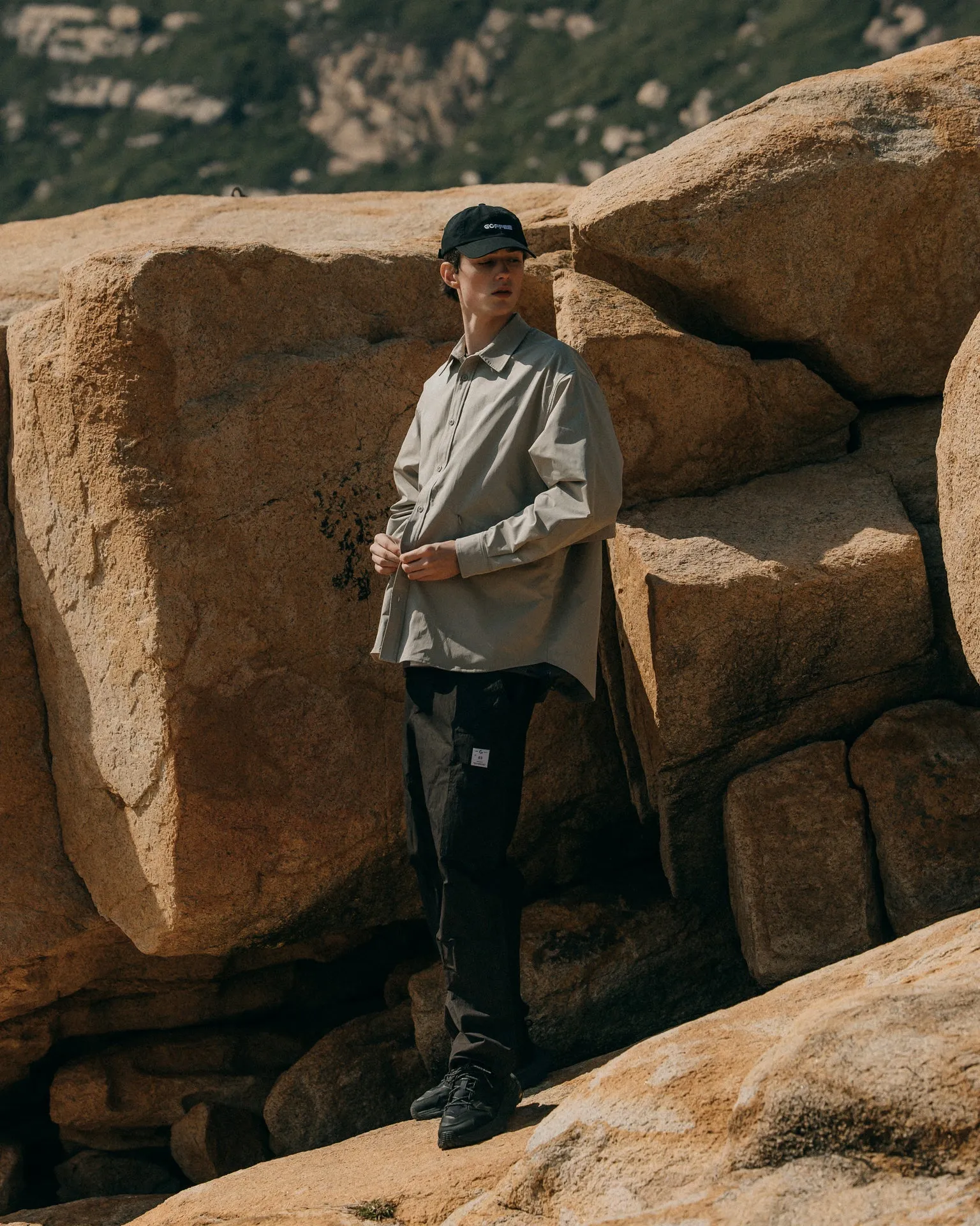 GROSPORTS UTILITY SHIRT/ SAND