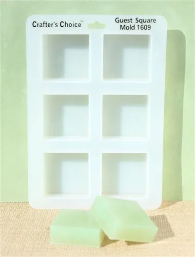 Guest Square Silicone Soap Mold