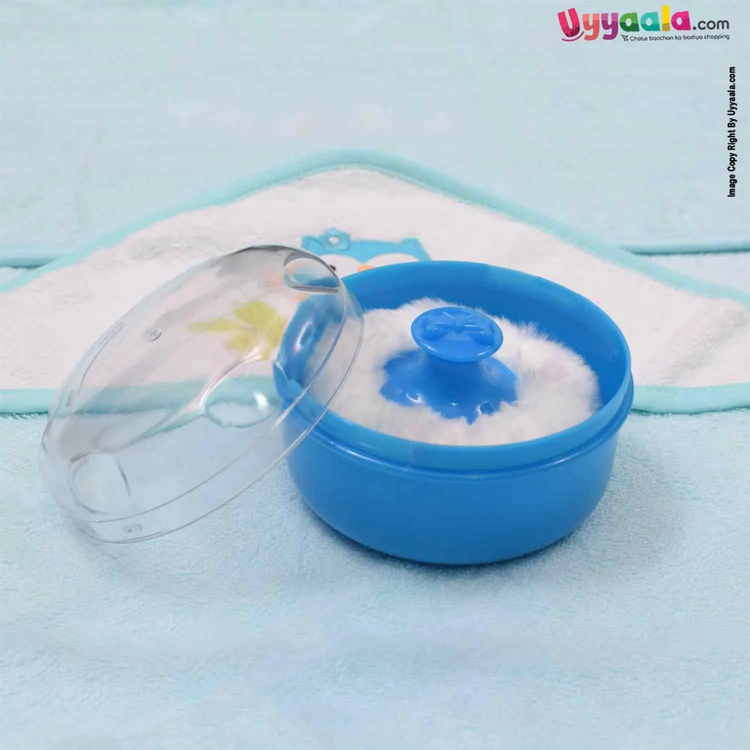 HAPPY BABIES Powder Box with Puff 0-10y Age