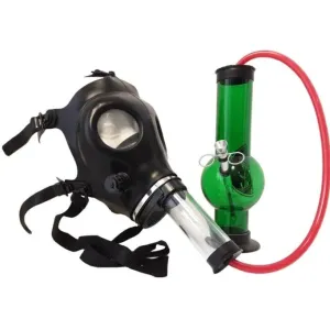 Herbies Acrylic | Gas Mask Bong