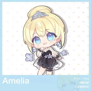 Hololive Vtuber - Amelia Watson Double-sided Acrylic Keychain