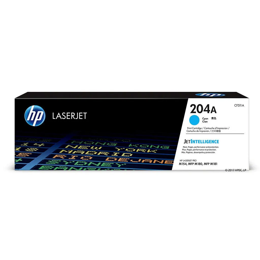 HP 204A Toner Cartridge (Black/Cyan/Magenta/Yellow)