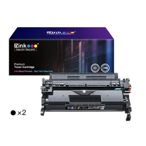 HP 58A 58X Compatible Toner Cartridge (2 Black with Chip)