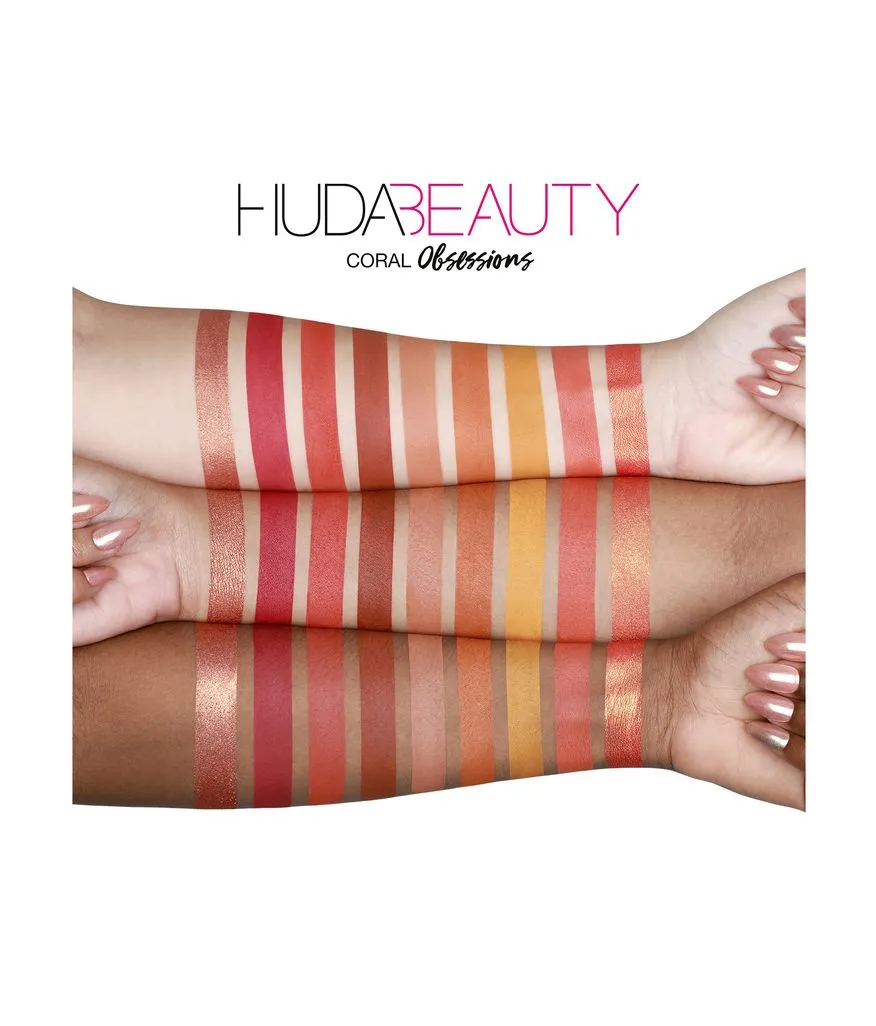 Huda Beauty Coral Obsessions باليت ظلال