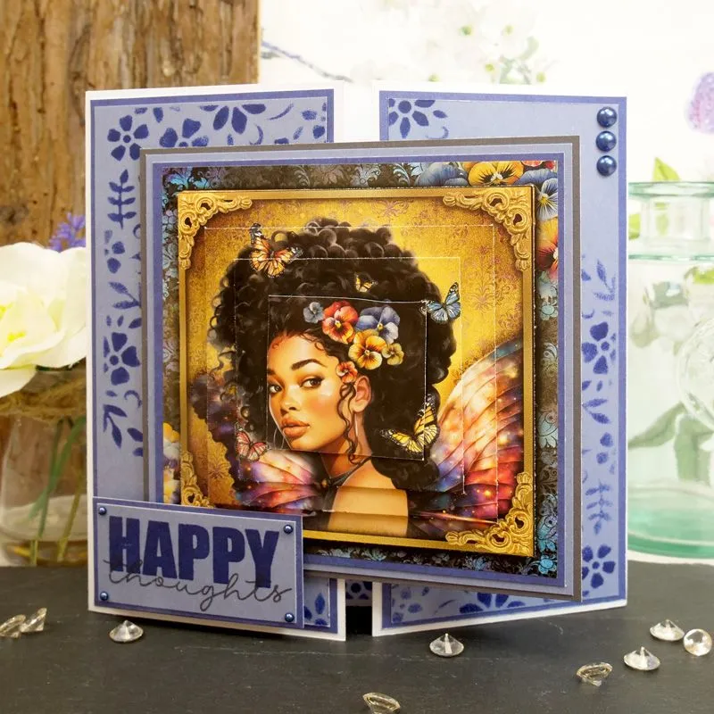 Hunkydory For the Love of Masks - For the Love of Masks - Pretty Petals Frame & Background*