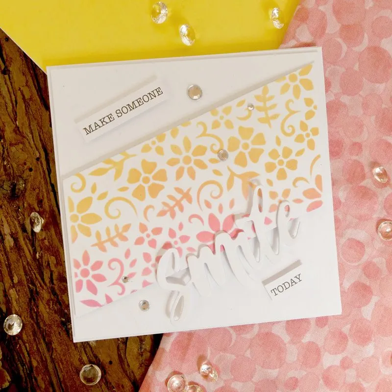 Hunkydory For the Love of Masks - For the Love of Masks - Pretty Petals Frame & Background*