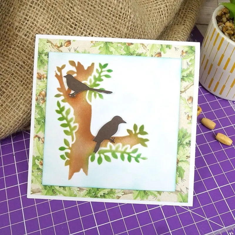 Hunkydory For the Love of Masks - Woodland & Water Scene Builder