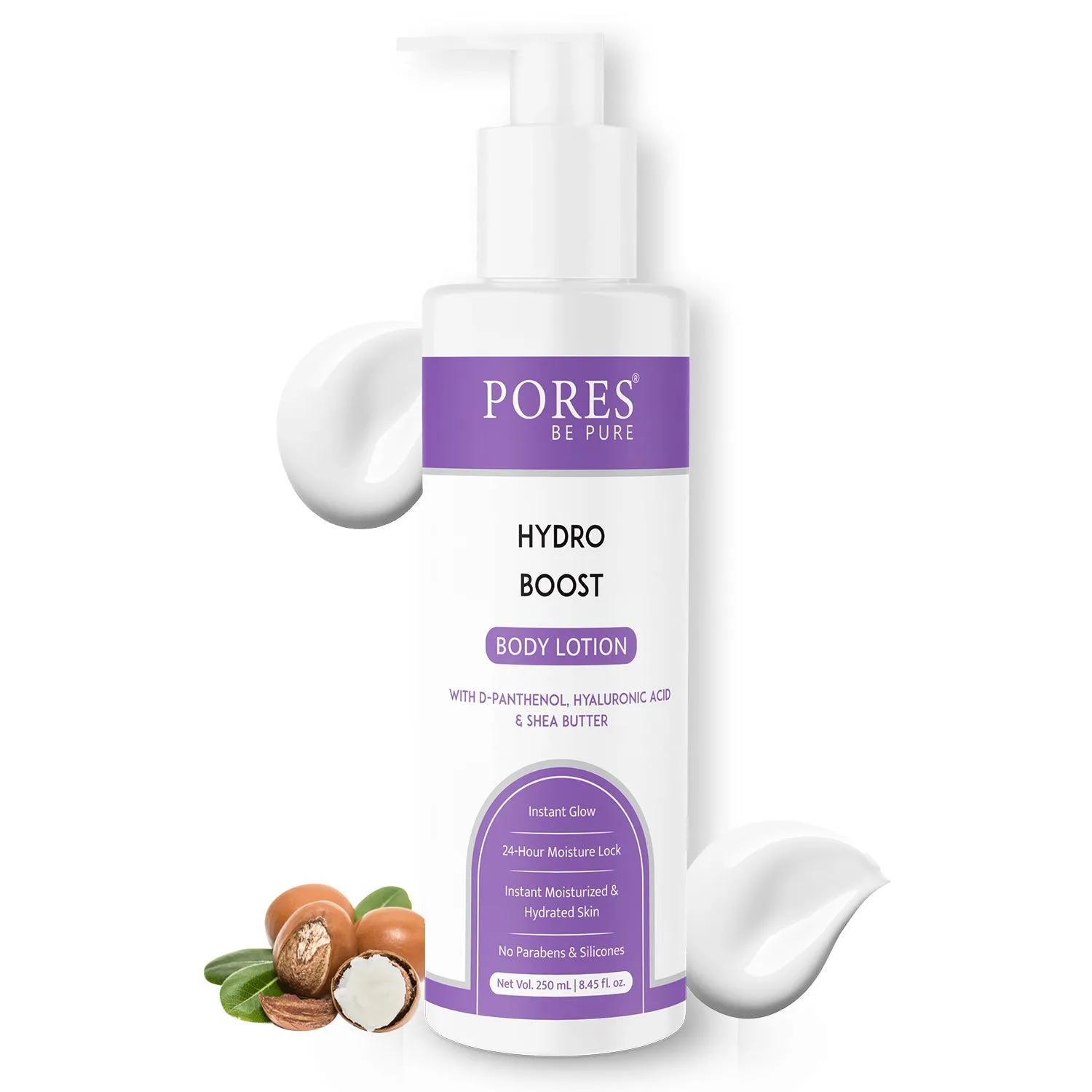 Hydro Boost Face & Body Lotion - With D-Panthenol, Hyaluronic Acid & Shea Butter - 250mL