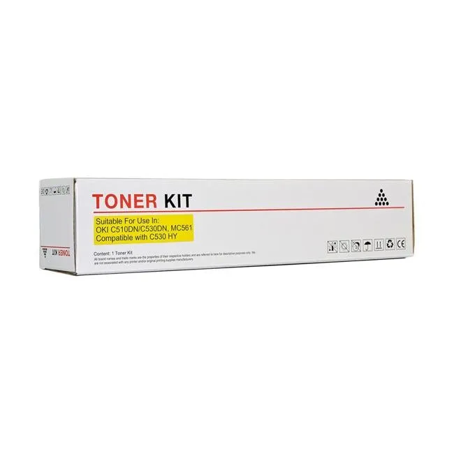 Icon Compatible OKI C510/C530/MC561 Yellow Toner (44469725)