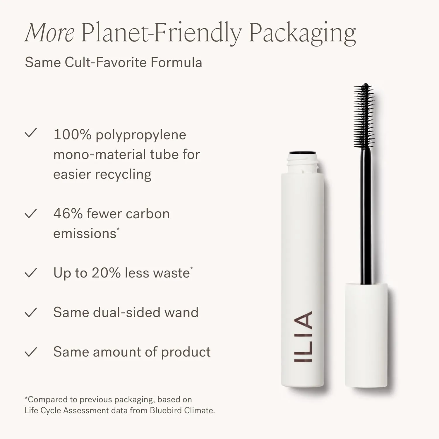 ILIA: Award-Winning Clean Mascara - Lifted, Lengthened, Limitless, Non-Toxic, Cruelty-Free Beauty