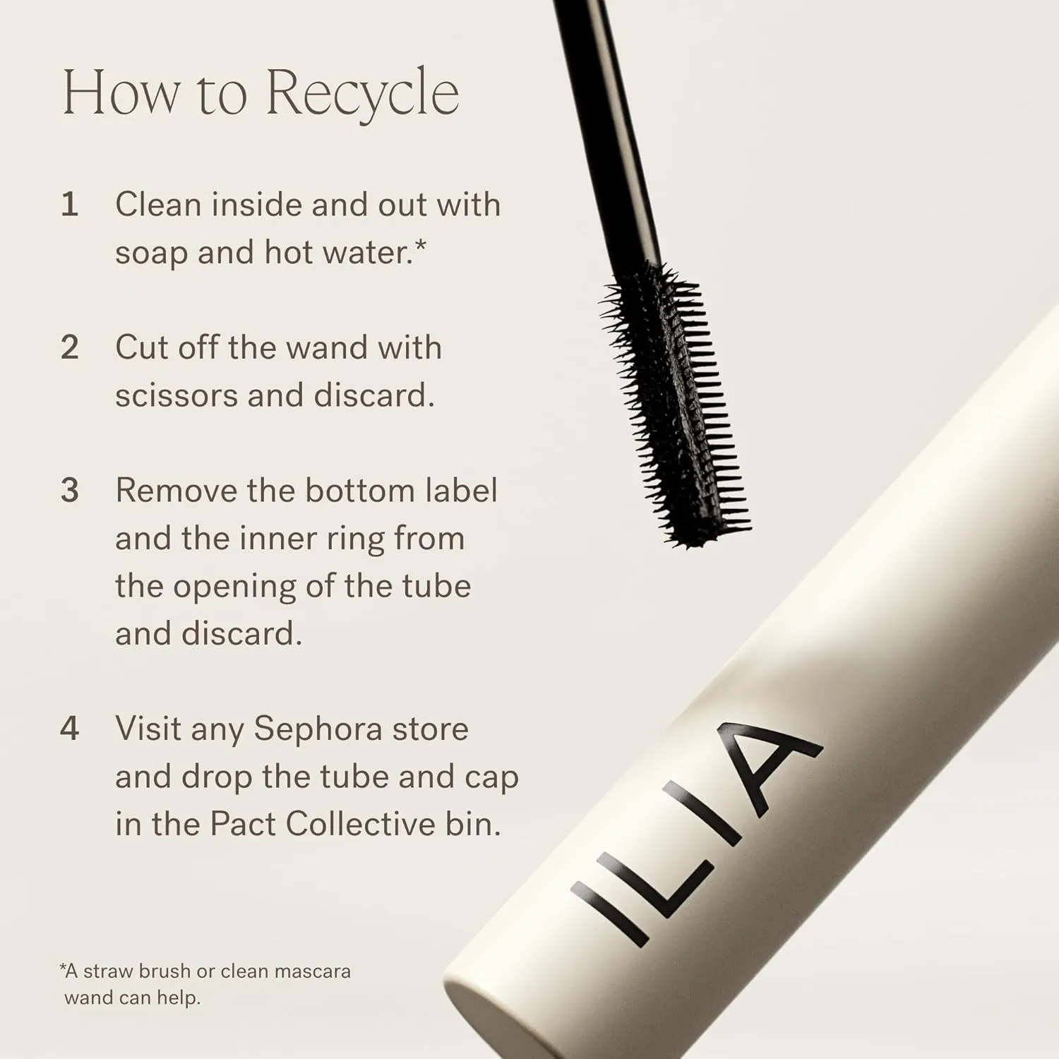 ILIA: Award-Winning Clean Mascara - Lifted, Lengthened, Limitless, Non-Toxic, Cruelty-Free Beauty