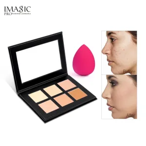 IMAGIC Concealer Cream Contour Palette Kit Pro Makeup Palatte 6 Colors  Concealer Face Primer Net 30g 1pcs