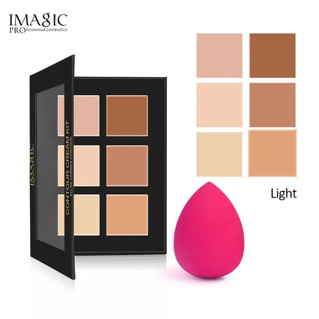 IMAGIC Concealer Cream Contour Palette Kit Pro Makeup Palatte 6 Colors  Concealer Face Primer Net 30g 1pcs