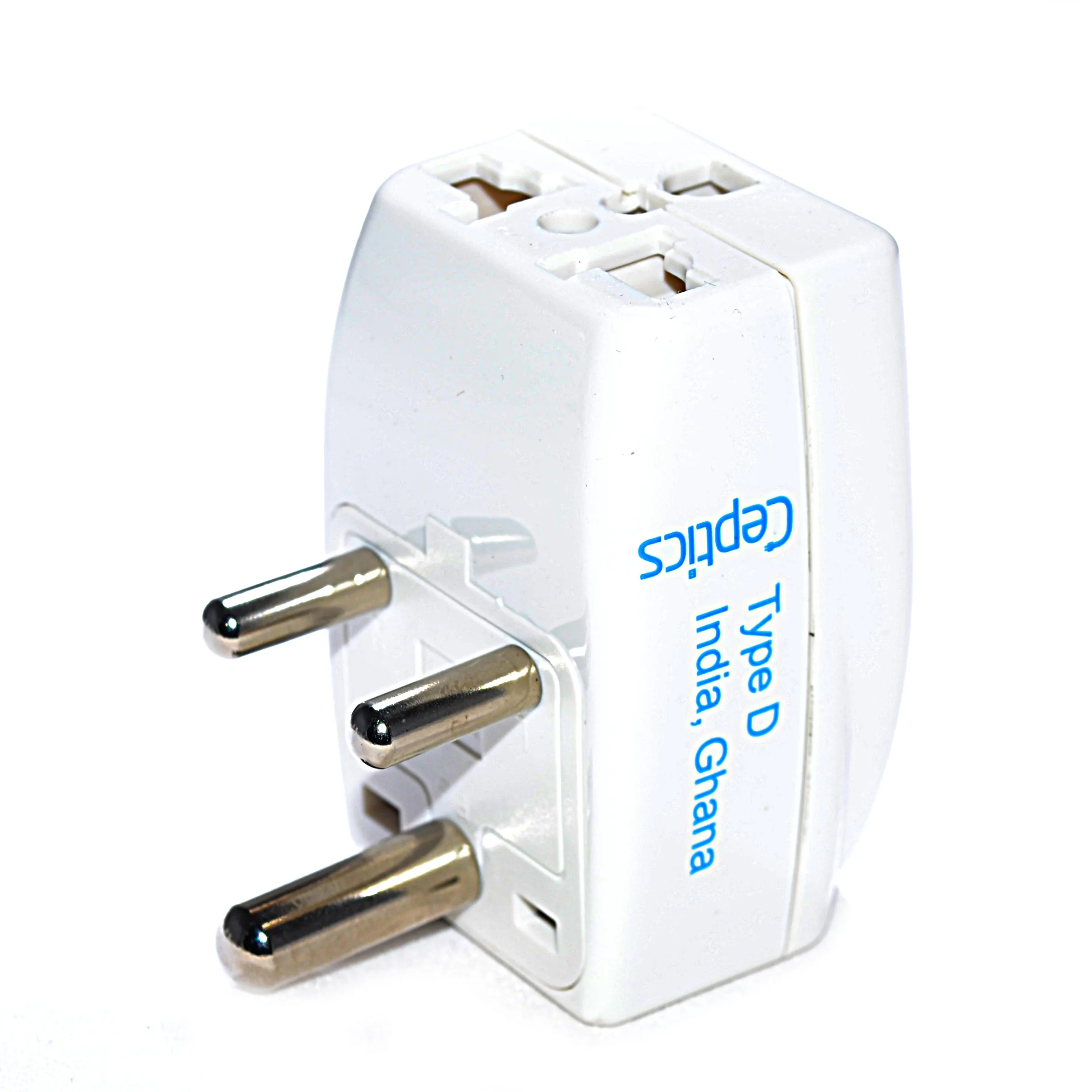 India Travel Adapter - Type D - 3 in 1 (GP3-10)