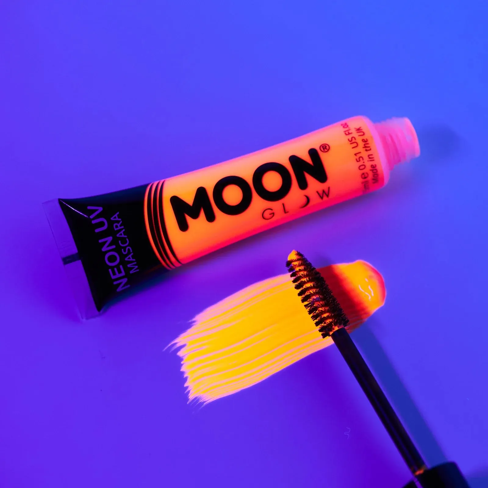Intense Orange – Neon UV Mascara, 15mL