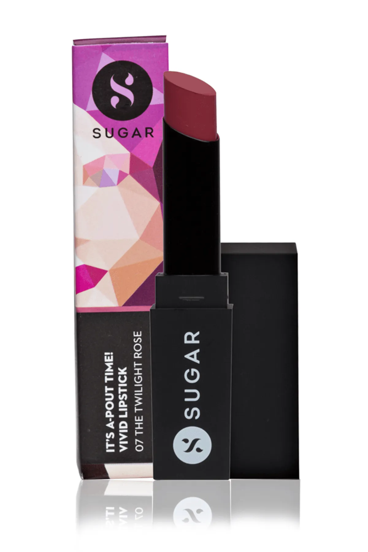 It’s A-pout Time! Vivid Lipstick - 07 The Twilight Rose