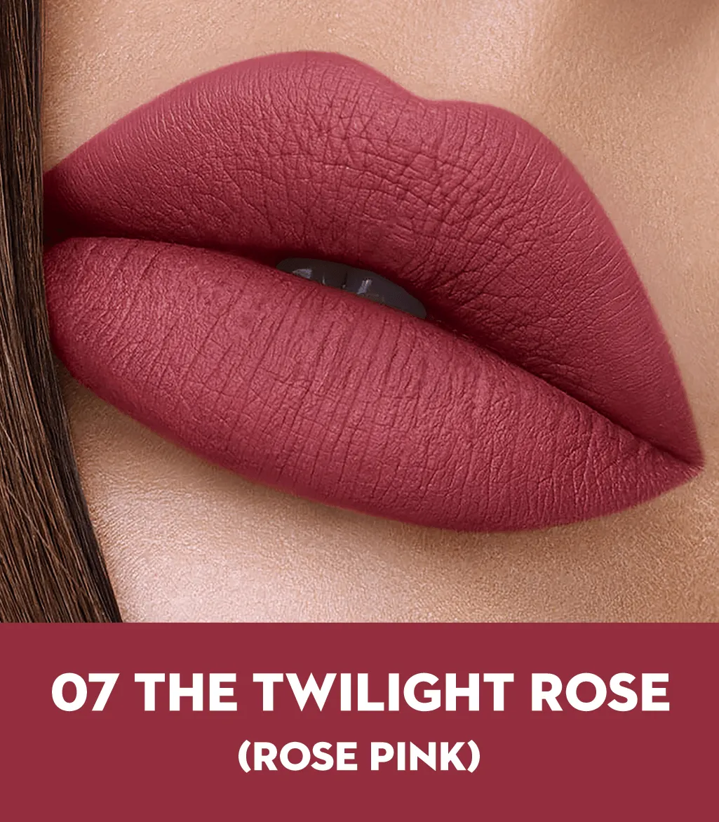 It’s A-pout Time! Vivid Lipstick - 07 The Twilight Rose