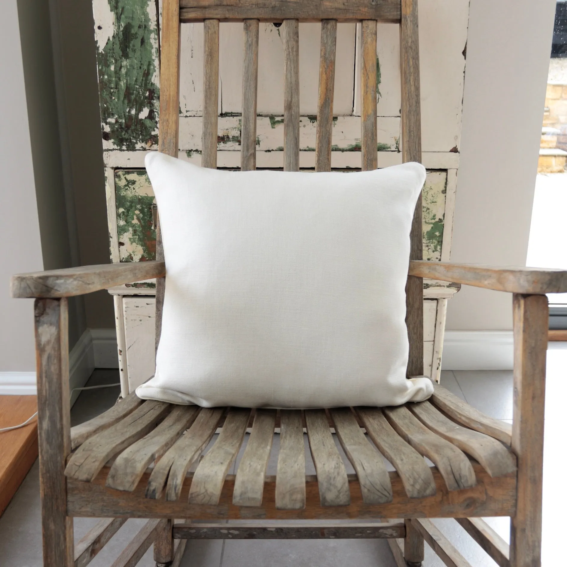 Ivory Linen Cushion