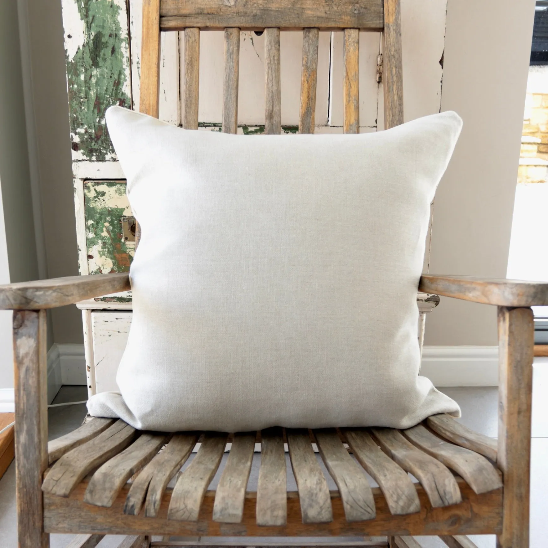 Ivory Linen Cushion