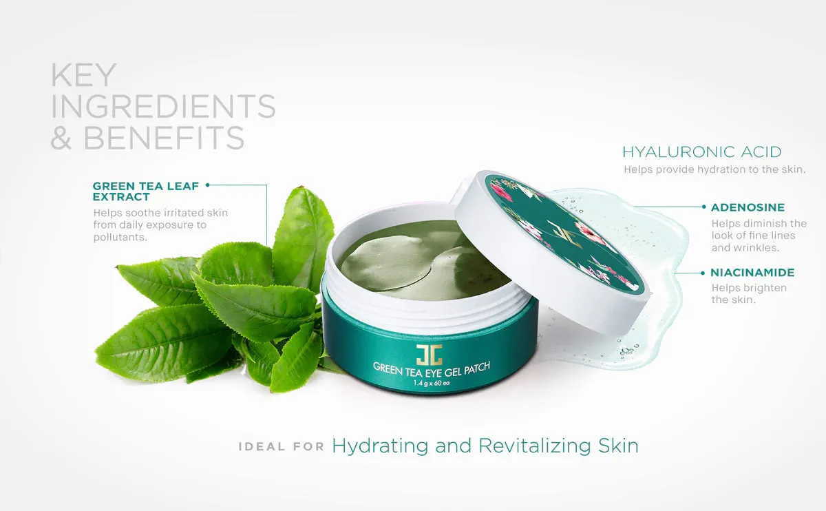JAYJUN Cosmetic Green Tea Eye Gel Patch شرائح العين بالشاي الأخضر