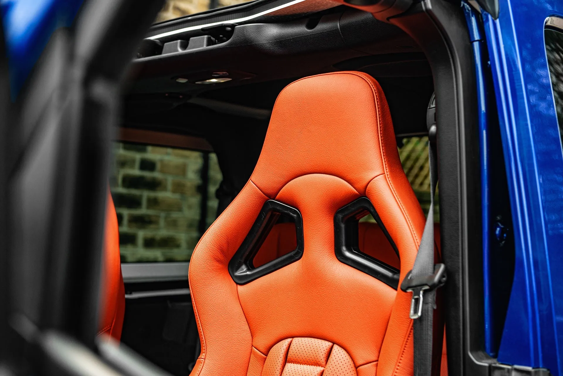 Jeep Wrangler JL 2 Door Leather Sports Interior - Orange Edition