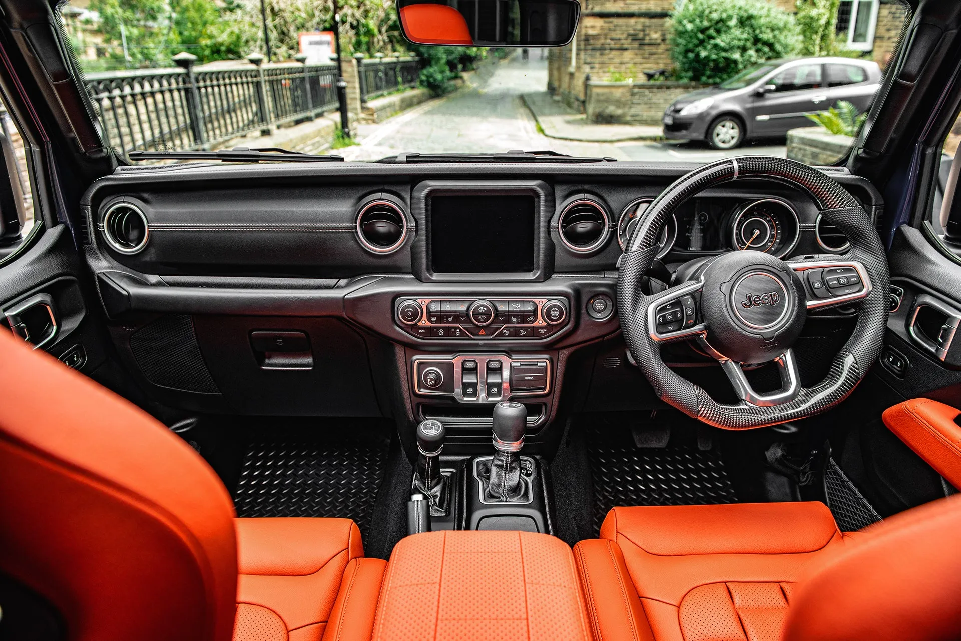 Jeep Wrangler JL 2 Door Leather Sports Interior - Orange Edition