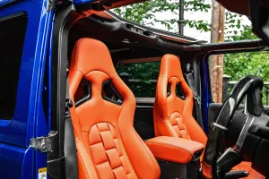 Jeep Wrangler JL 2 Door Leather Sports Interior - Orange Edition