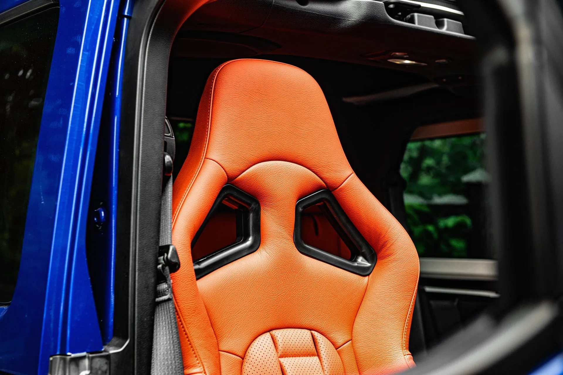 Jeep Wrangler JL 2 Door Leather Sports Interior - Orange Edition