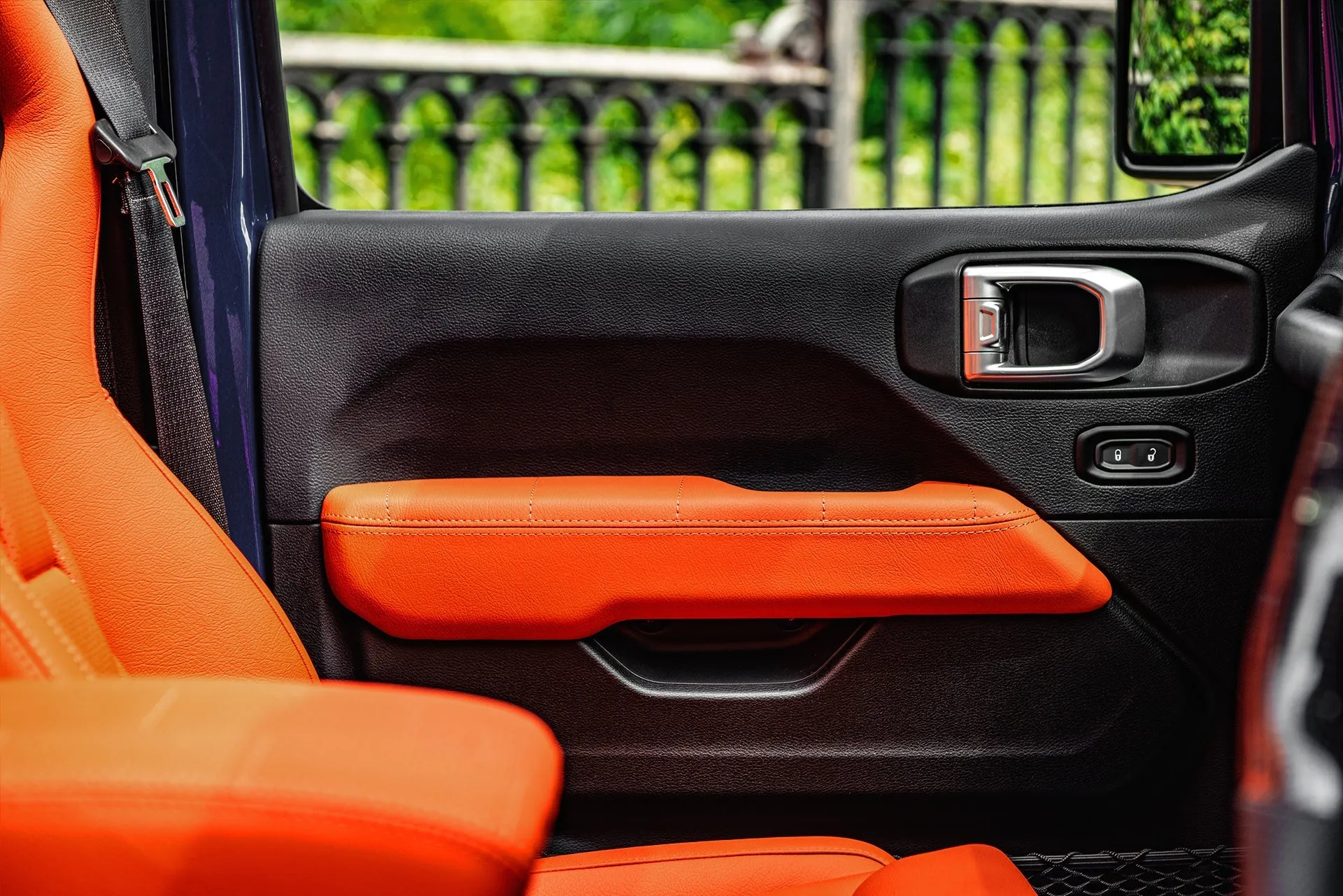 Jeep Wrangler JL 2 Door Leather Sports Interior - Orange Edition