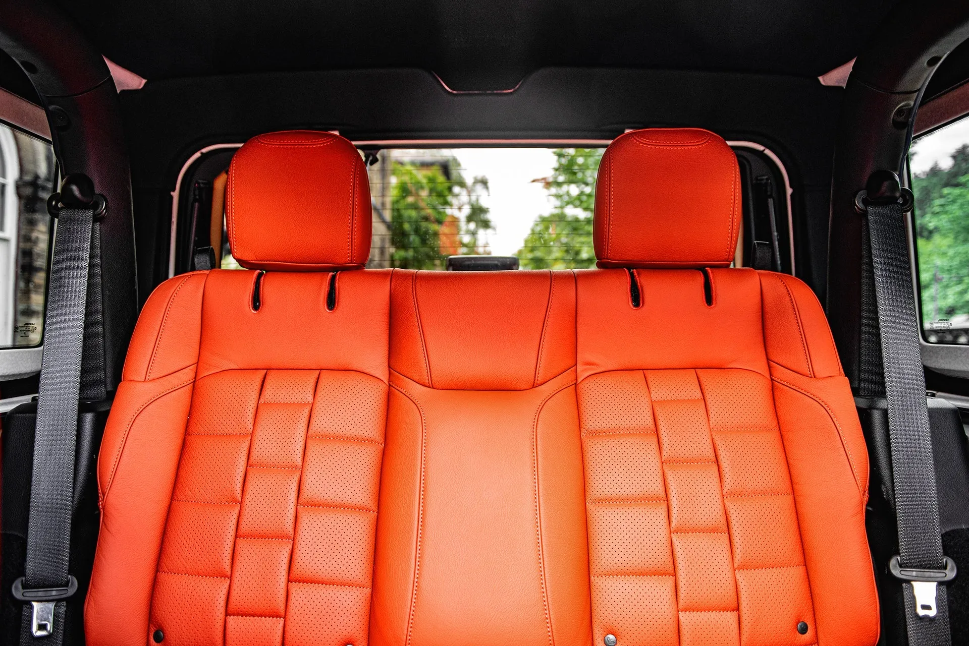 Jeep Wrangler JL 2 Door Leather Sports Interior - Orange Edition
