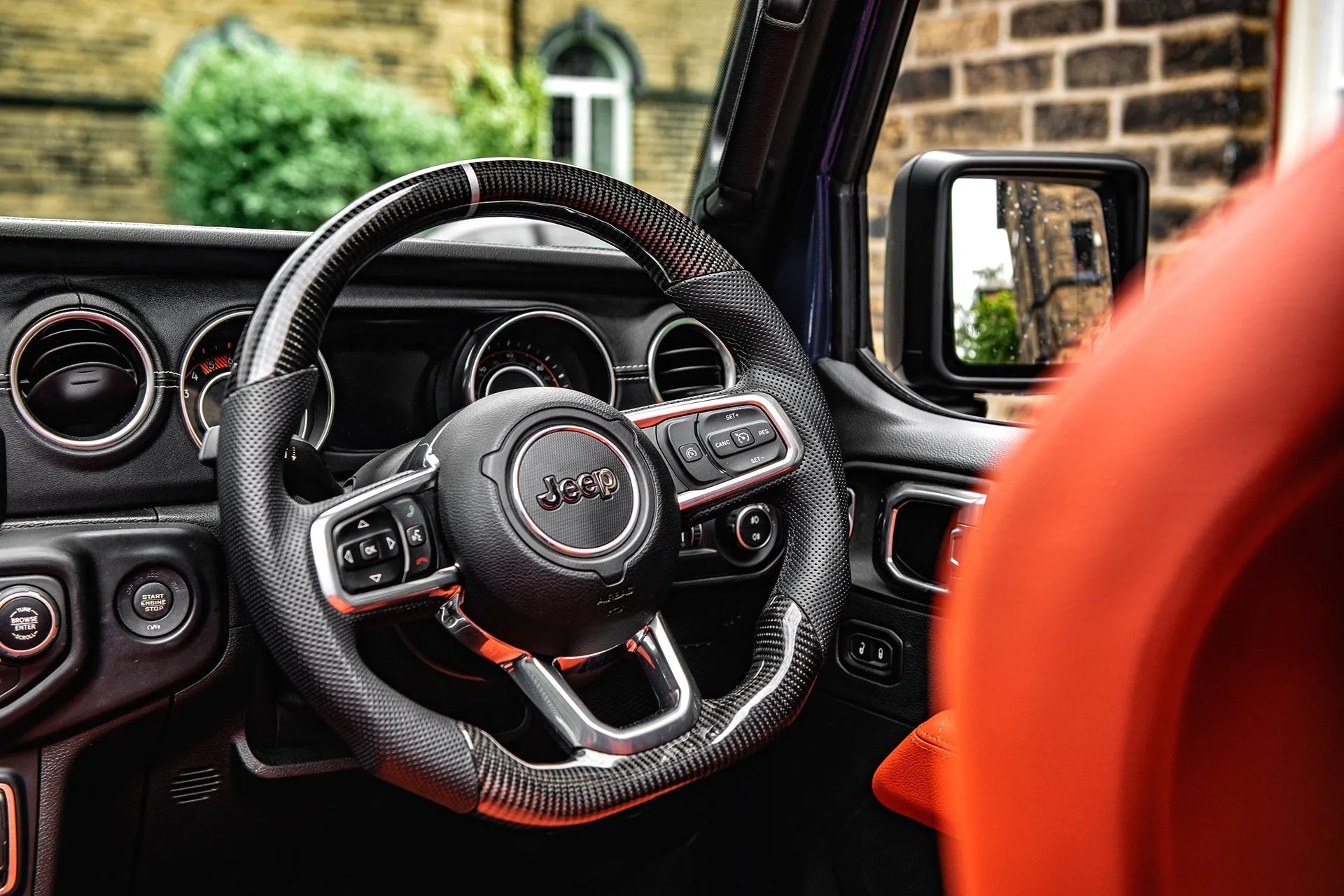 Jeep Wrangler JL 2 Door Leather Sports Interior - Orange Edition