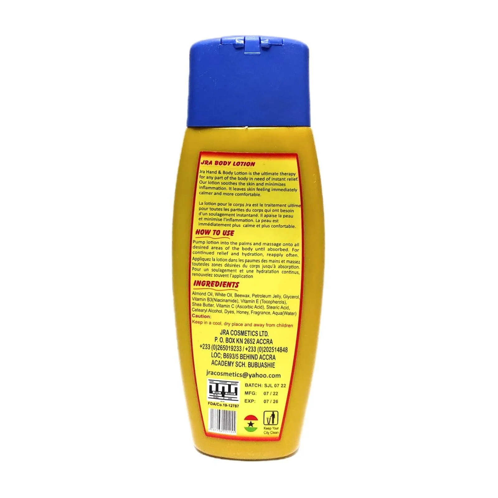 JRA Body Lotion - 250ml