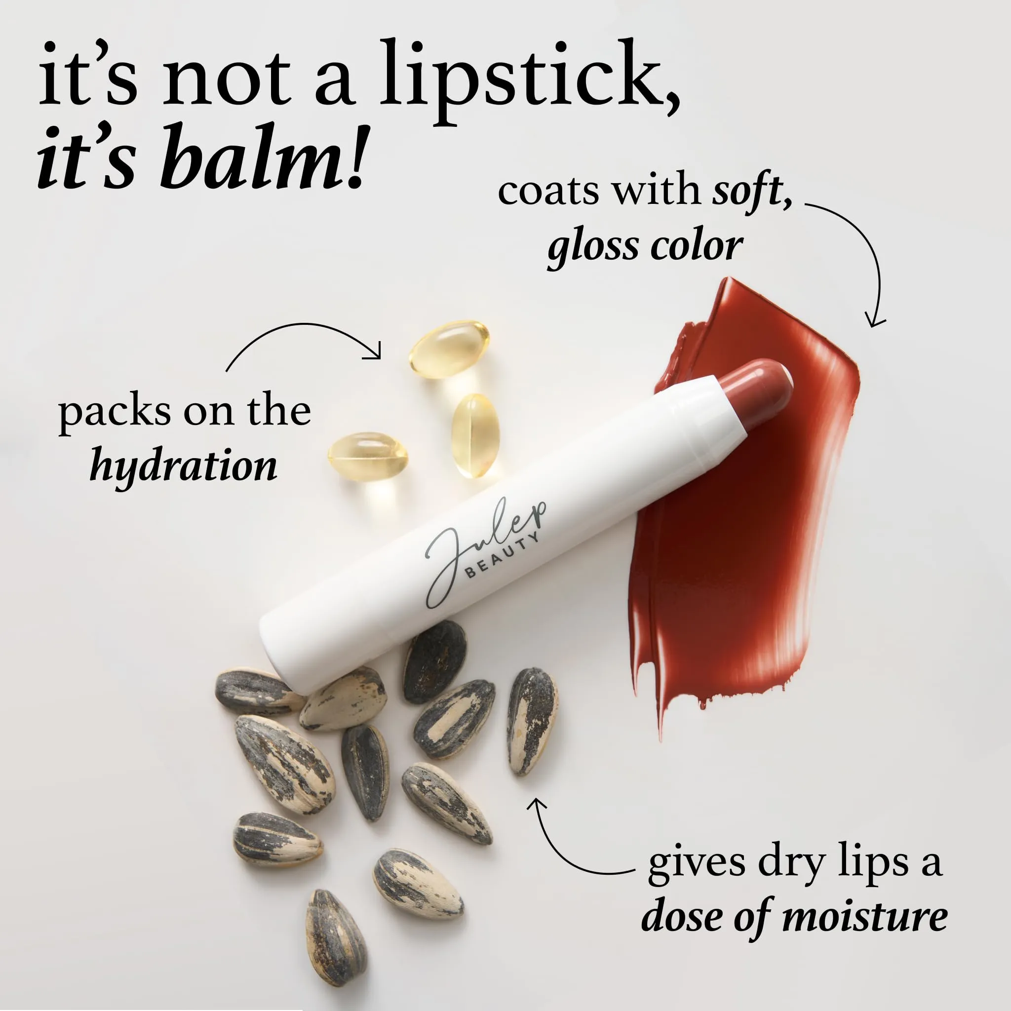 Julep - It’s Balm Moisturizing Lip Color Trio: Cherry Wood, Cashmere Nude, Dusty Orchid Shimmer