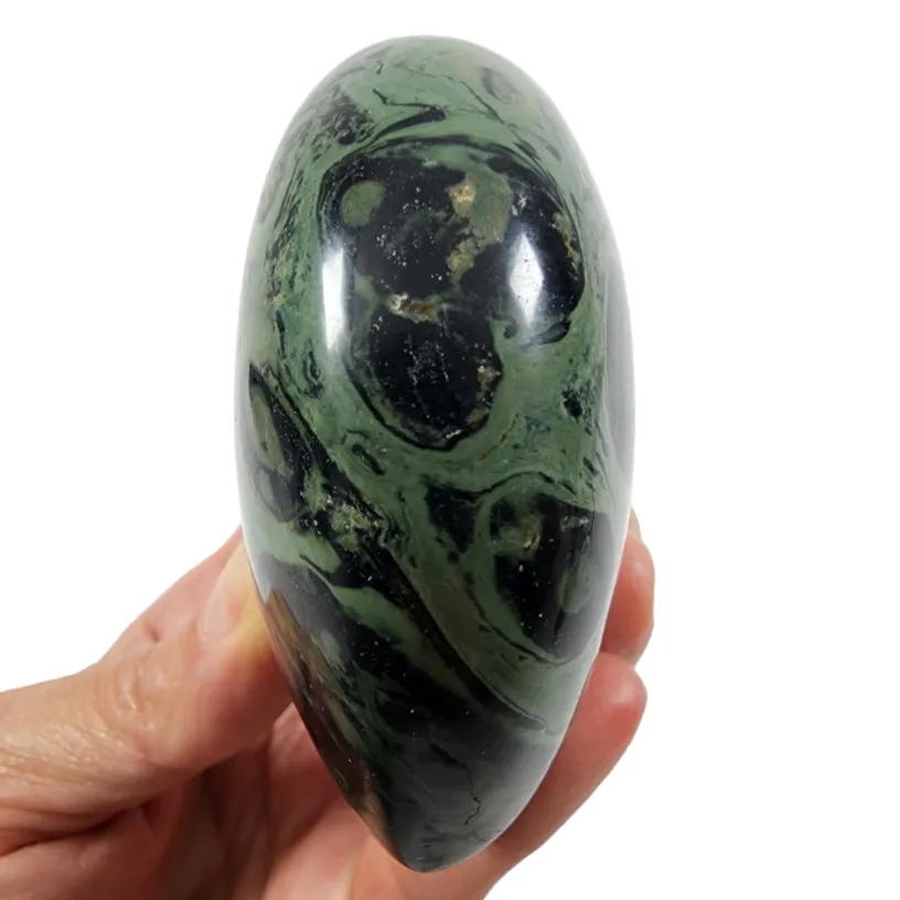 Kambaba Jasper Polished Puff Heart - 264 grams.