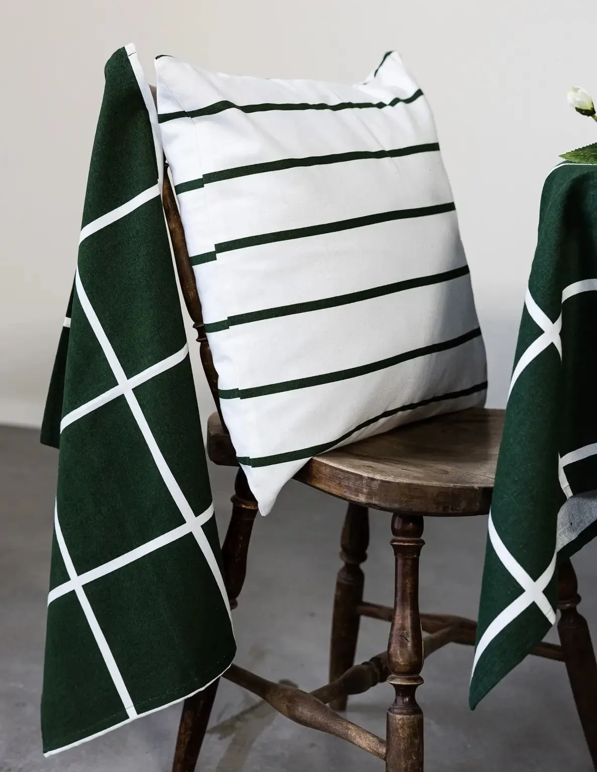 Karlstorp Striped Cushion With Inner | Cotton | by Storefactory