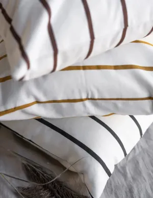Karlstorp Striped Cushion With Inner | Cotton | by Storefactory