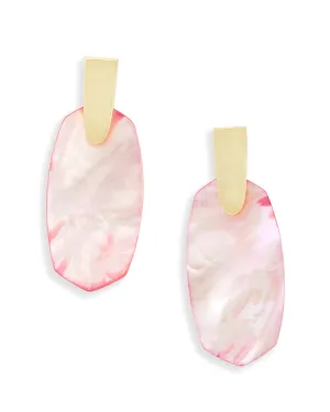 Kendra Scott Aragon Statement Earrings In Blush Pearl