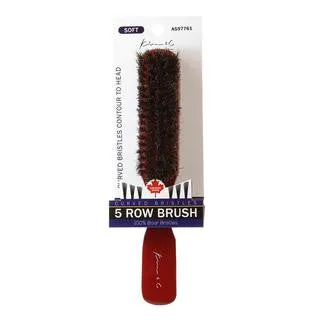 Kim & C 5 Row Curved Bristle Brush - Soft AS97761