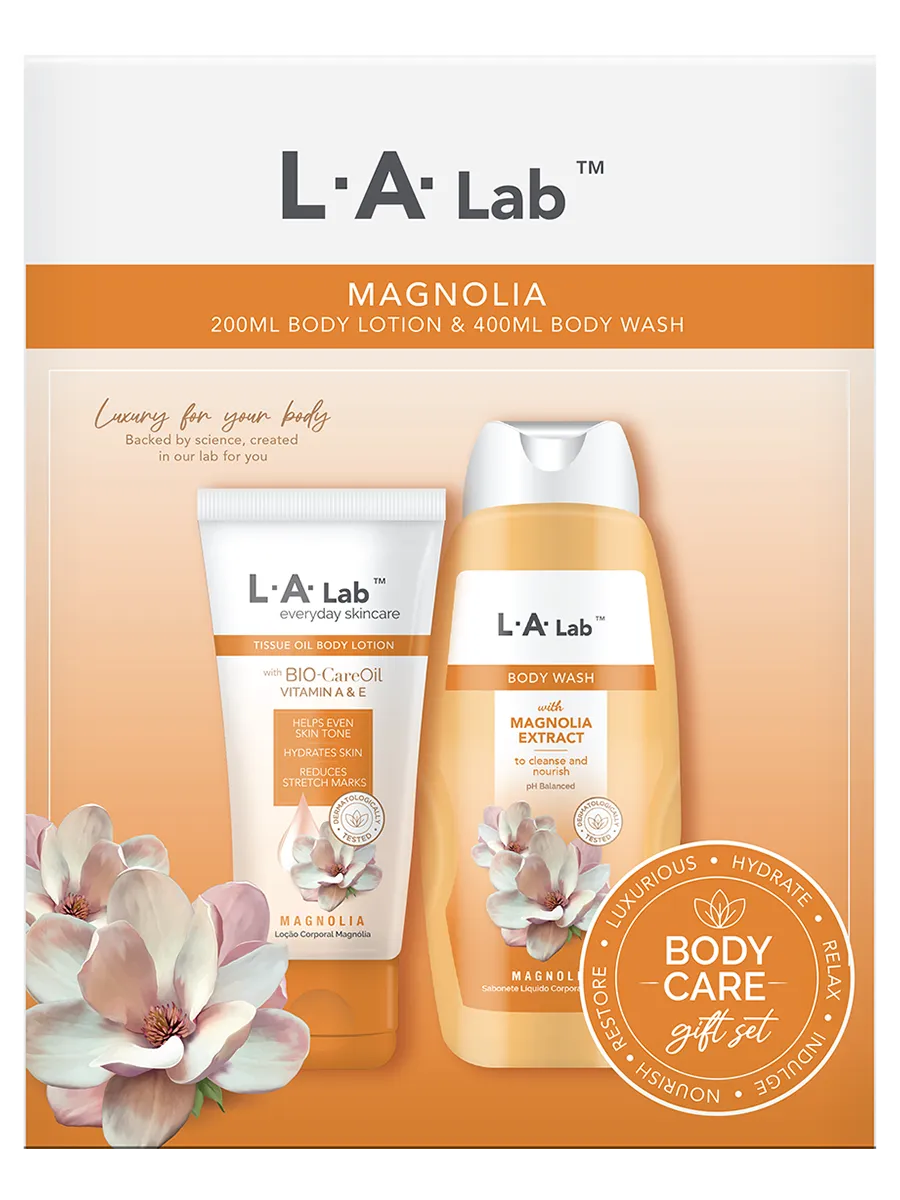 L.A. Lab Body Wash And Body Lotion Gift Set